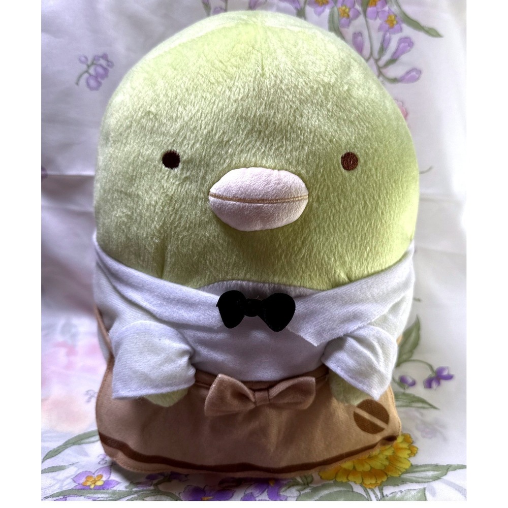 San-X‎ Sumikko Gurashi Penguin Barista 11" Round1 Plush Stuffed Animal